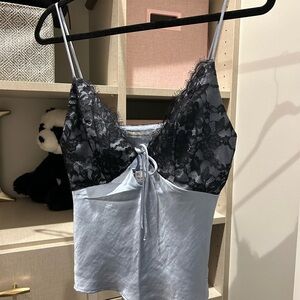 Abercombie Bella Tie-Front Cami NWT